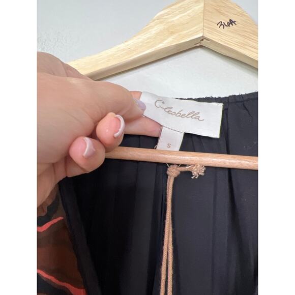 NWT Cleobella Reagen Puff Sleeve V-Neck Fit & Flare Canyon Mini Dress Sz: Small - Picture 5 of 7